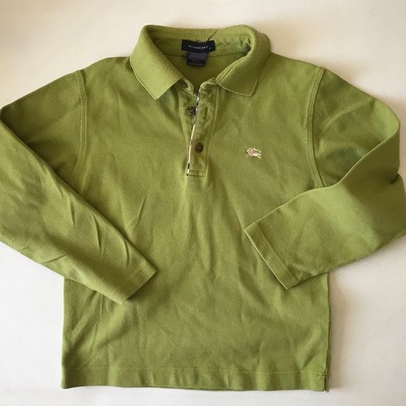 burberry polo shirt kids green